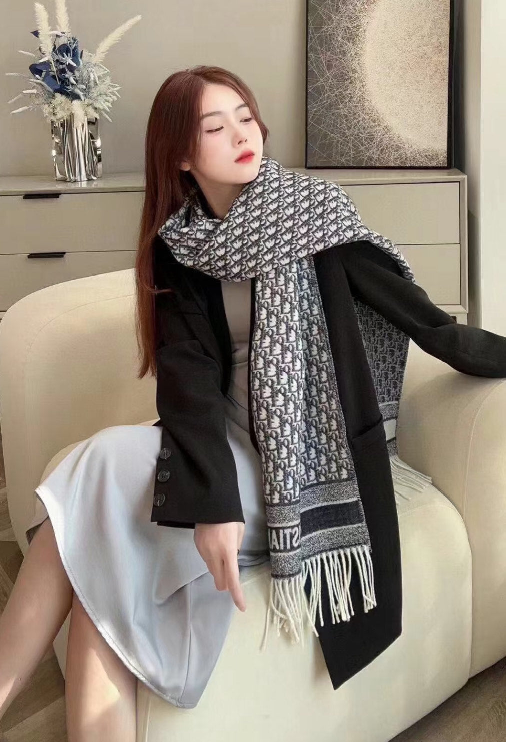 Écharpe Dior Oblique