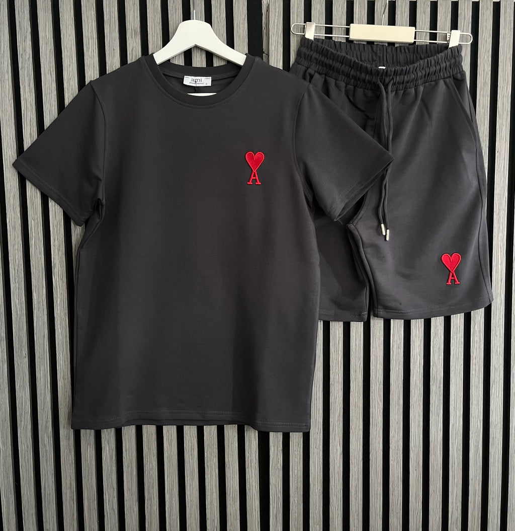 Ensemble T-Shirt &amp; Short Ami Paris