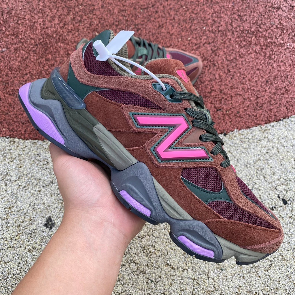 New Balance 9060 Rich Oak Burgundy