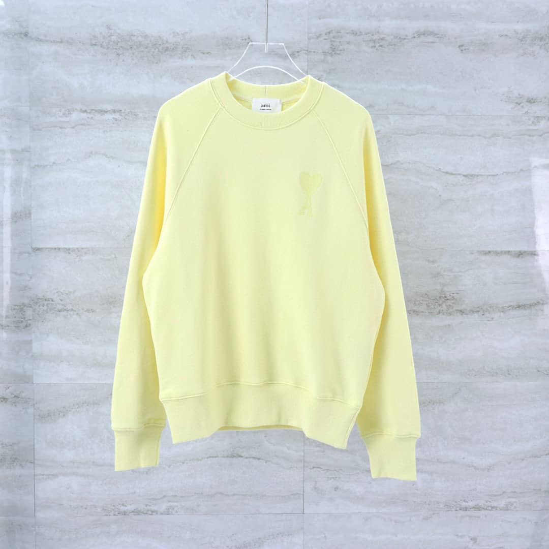 Pull Jaune col rond Ami