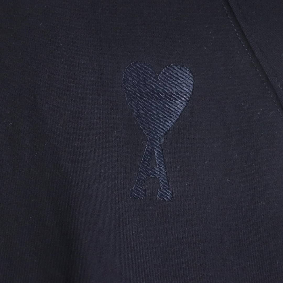 Pull Noir col rond Ami