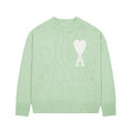 Pull Col Rond Ami Vert en laine