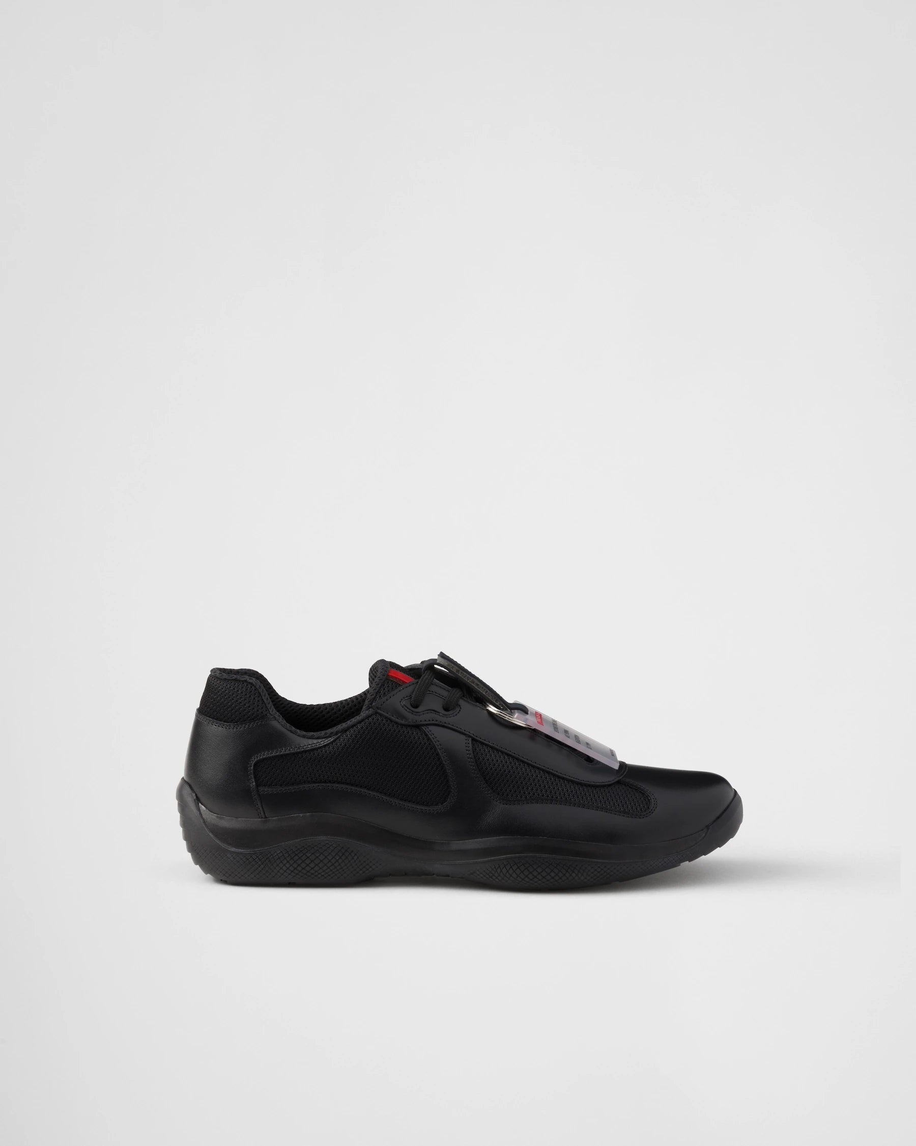 Baskets Prada America’s Cup en tissu Bike full black