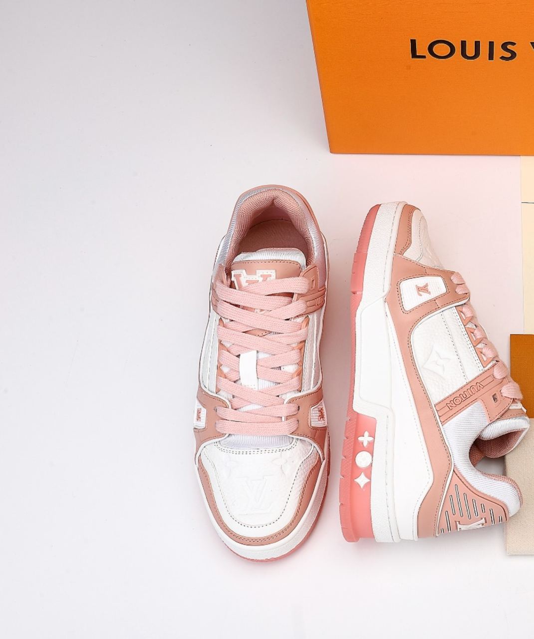 Sneakers LV Trainer Rose