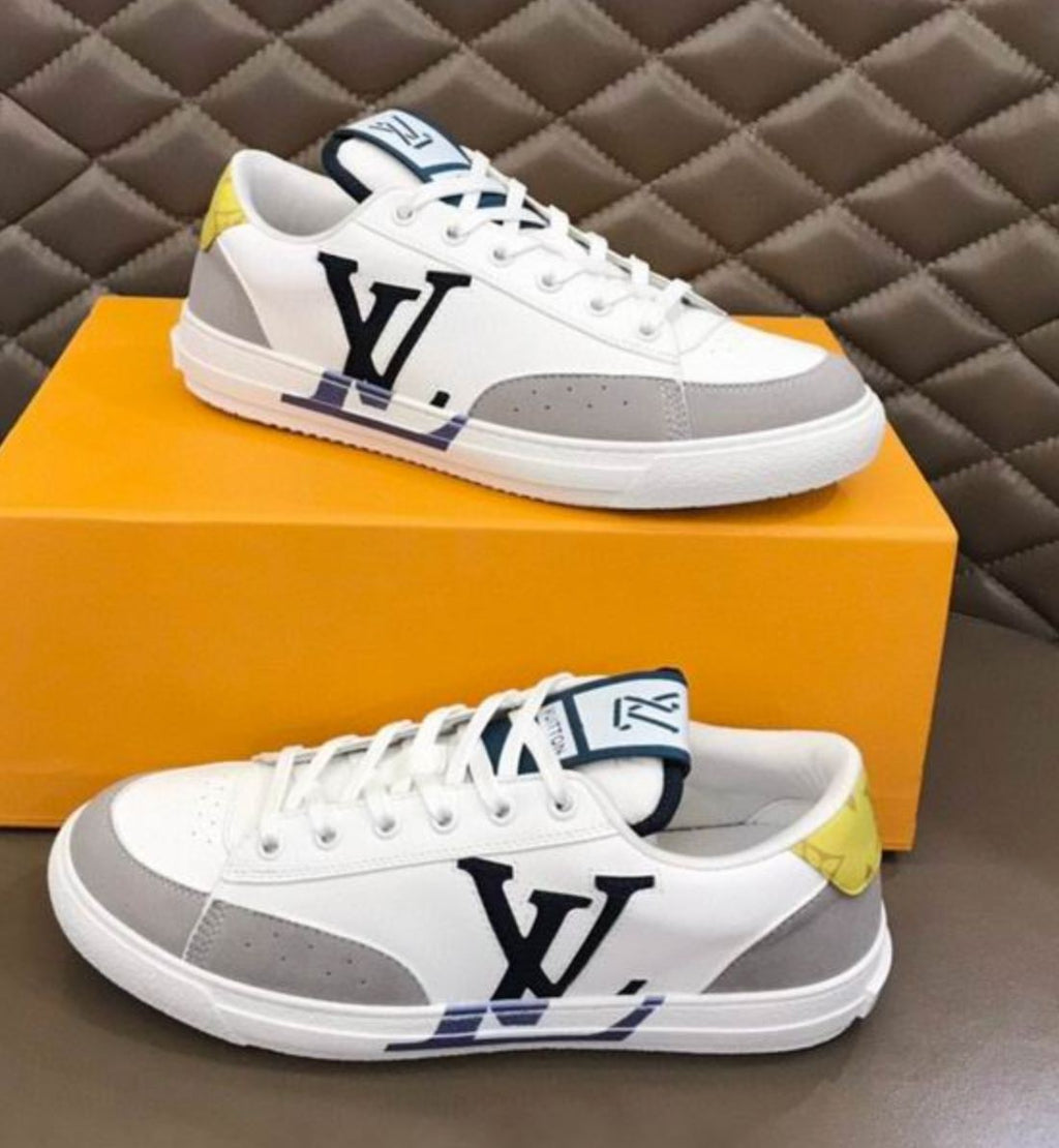 Sneakers LV  "Charlie" Blanche/Jaune