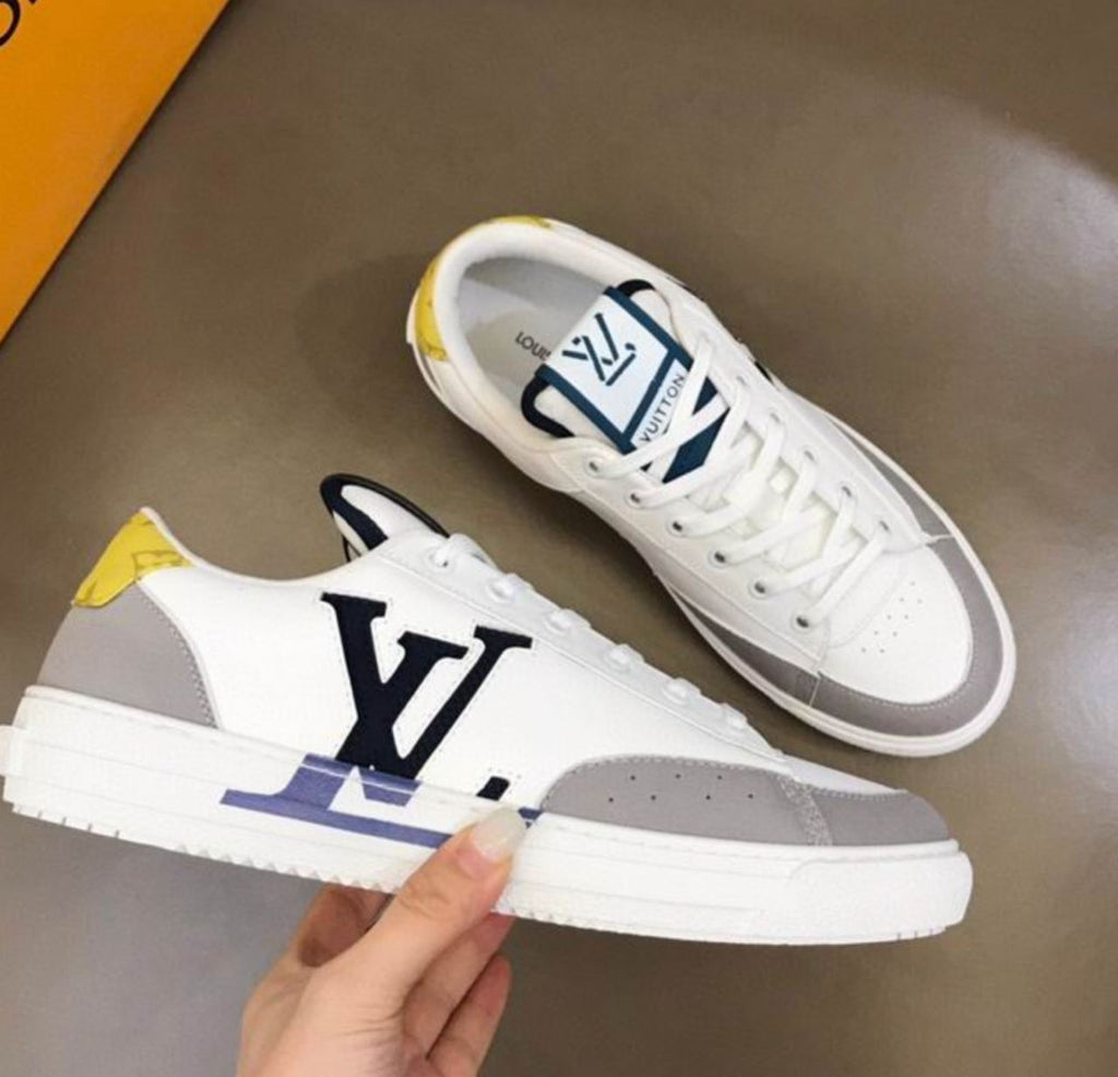 Sneakers LV  "Charlie" Blanche/Jaune