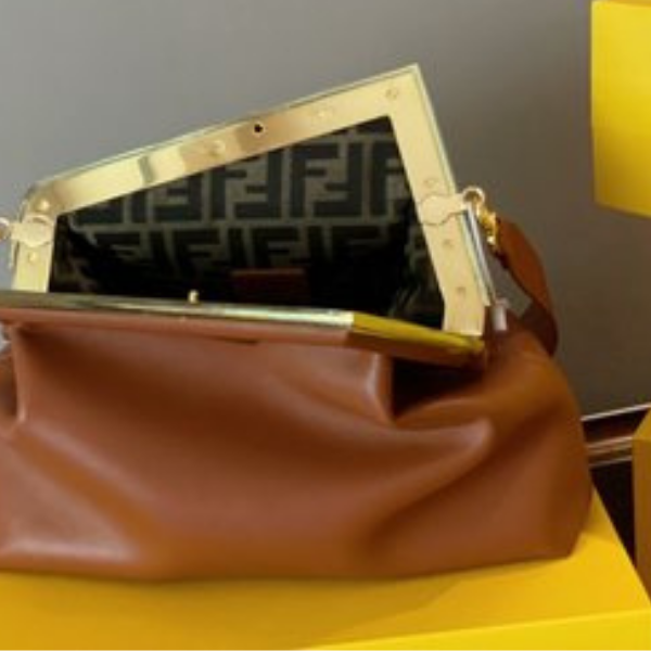 Sac Fendi First Marron 25cm