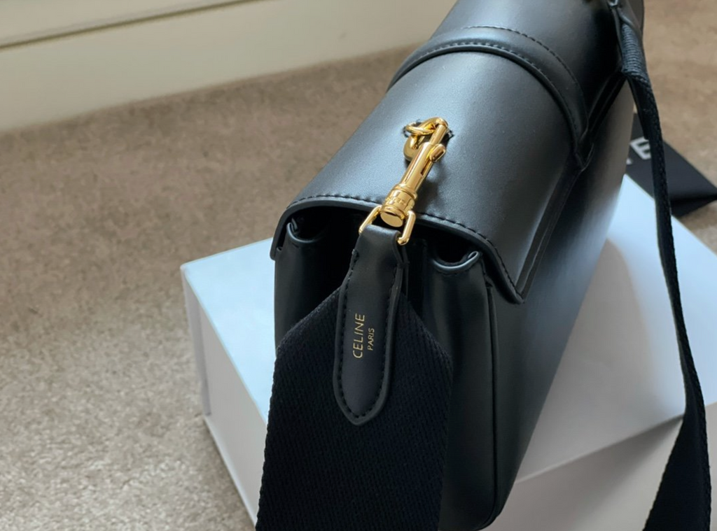 Sac bandoulière Céline Noir "Soft 16"