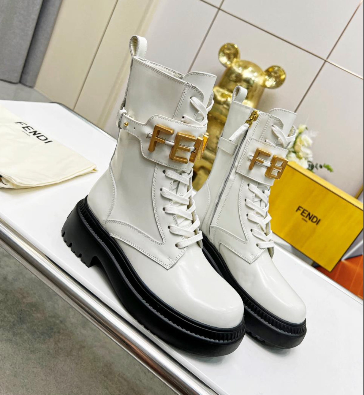 Bottines Fendi Fendigraphy | 2 Couleurs Disponibles