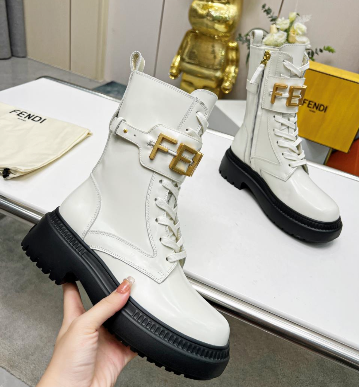 Bottines Fendi Fendigraphy | 2 Couleurs Disponibles