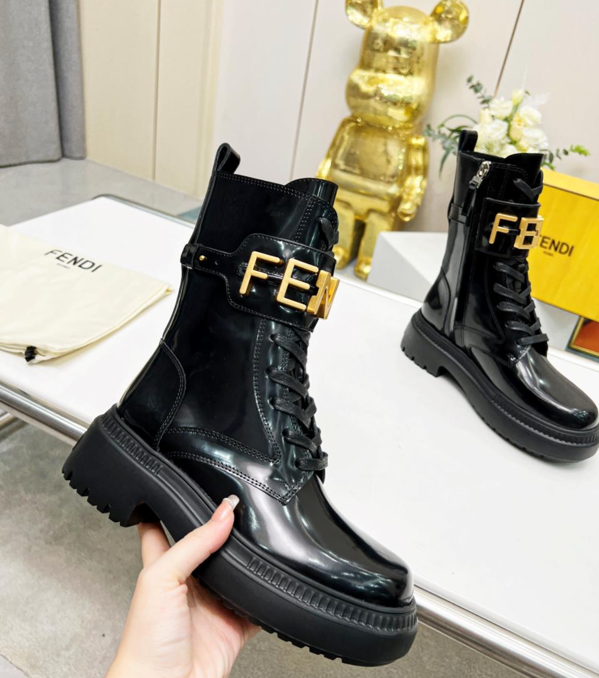 Bottines Fendi Fendigraphy | 2 Couleurs Disponibles