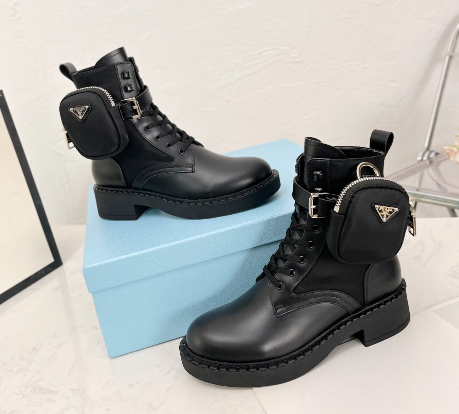Bottines Prada