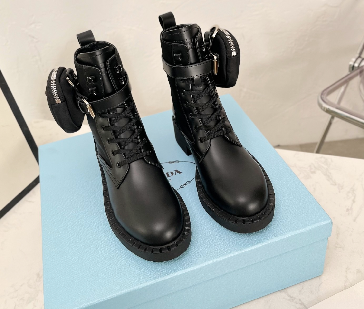 Bottines Prada
