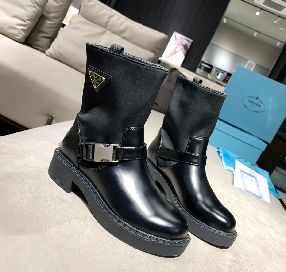 Bottines Prada