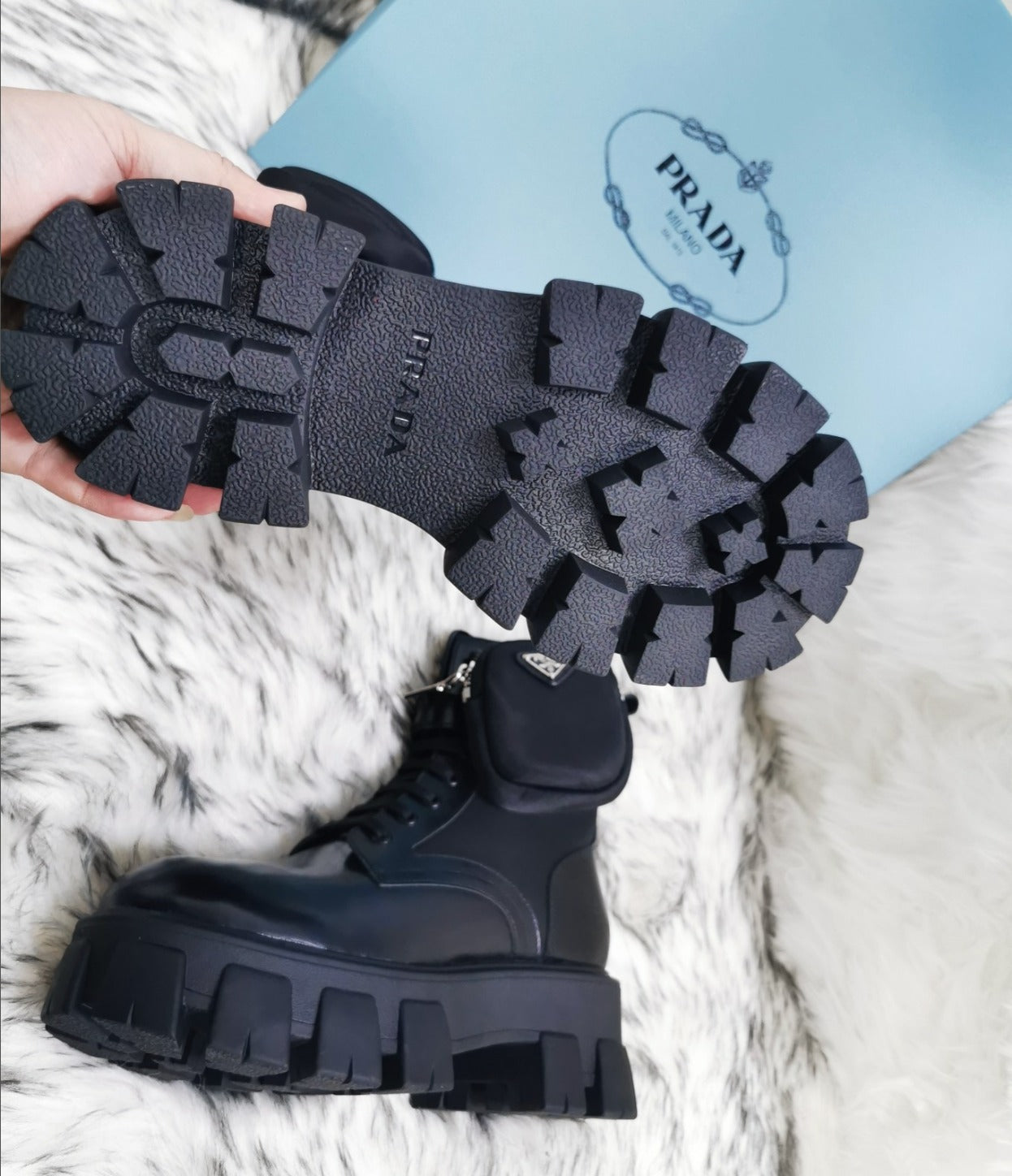 Bottines Prada