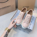 Sneakers Burberry en coton House check et cuir