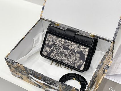 Sac Dior 2021 Toile de Jouy 22cm