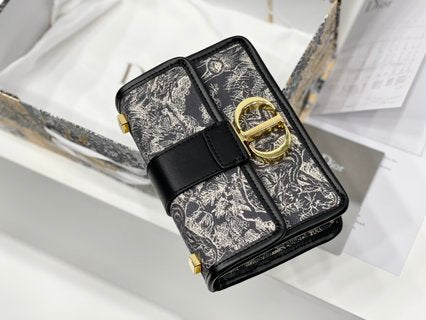 Sac Dior 2021 Toile de Jouy 22cm