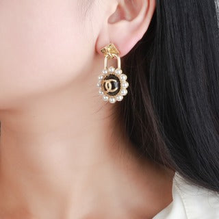 Boucles D'Oreilles Chanel Perles