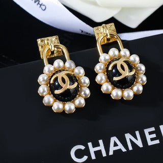 Boucles D'Oreilles Chanel Perles