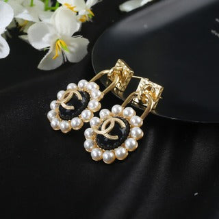 Boucles D'Oreilles Chanel Perles