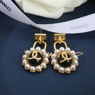 Boucles D'Oreilles Chanel Perles
